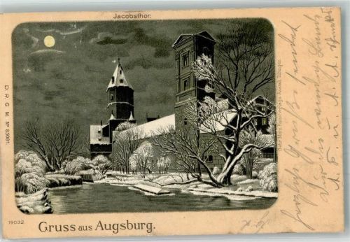 Augsburg 1898 Jacobstor