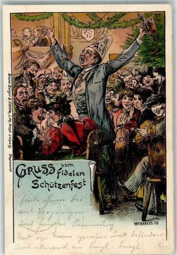 1898 Verlag Bruno Bürger u. Ottillie sign. Michaelis