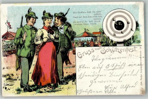 1900 Schützenliesel in Begleitung