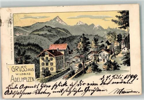 Bad Adelholzen 1899 Gasthaus Adelholzen