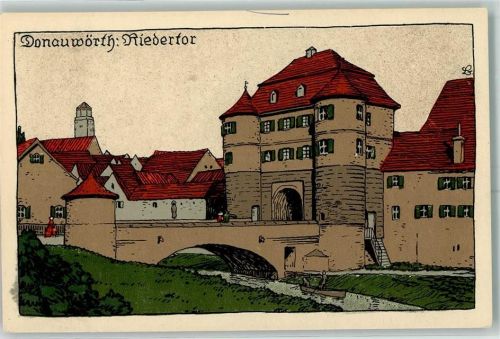 Donauwörth Riedertor sign