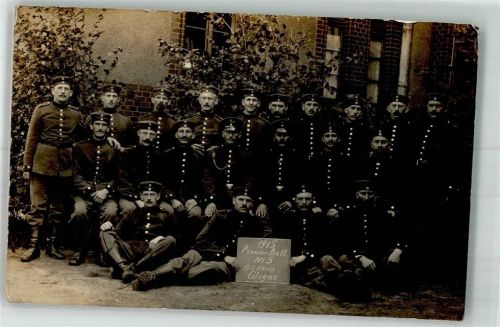Glogau 1915 Pionier Batl. Nr. 5 1. Komp. Gruppenfoto Feldpost WK I