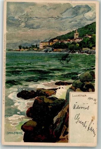 Lovrana 1904 Nr. 1772 sign. Raoul Frank