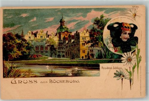 Bückeburg Volkstracht Bückeburger Bauernmädchen Residenzschloß Sammlung Sachrang