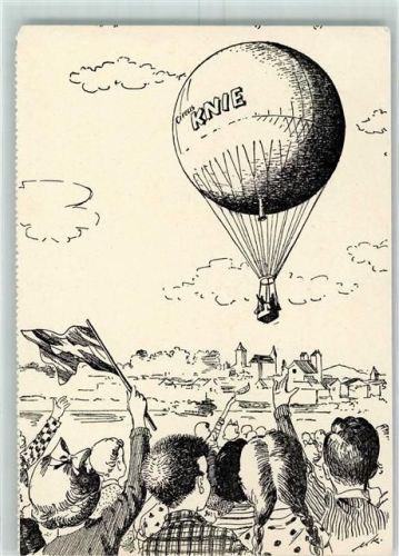 Landungsort Mollis 1958 Freiballon Knie