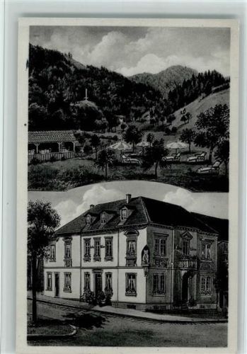 W7868 Todtnau Gasthaus zum Bären AK Pernat 1939