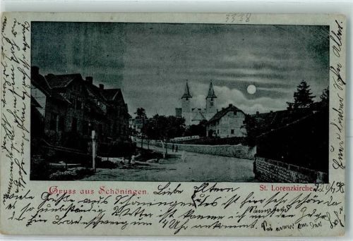 Schöningen 1898 St. Lorenzkirche
