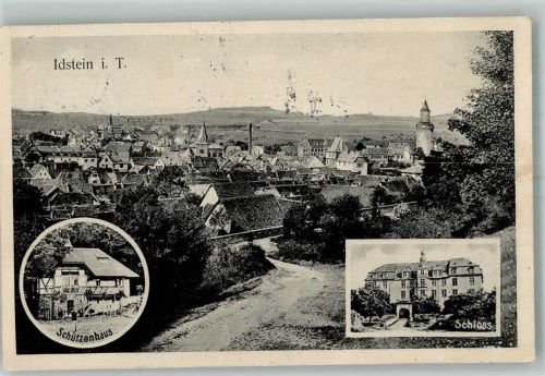 Idstein 1914 Schützenhaus Residenzschloss Hexenturm
