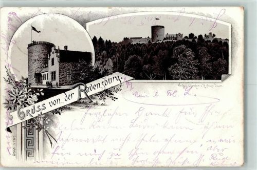 Borgholzhausen 1899 Vorläufer Druck 1890-1895 Burg RAvensburg