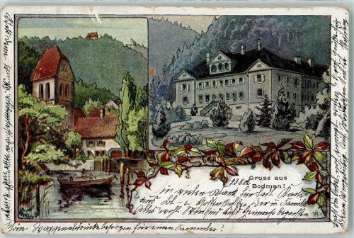 Bodman 1902 sign Künstlerkarte