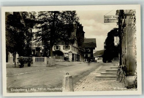 Lindenberg Hauptstraße Omnibus Litfaßsäule