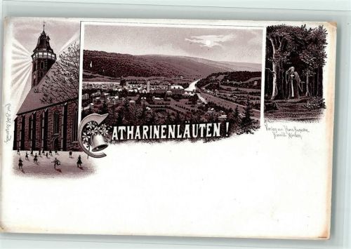 Münden Gruss aus - Catharinenläuten, gute Erhaltung AK