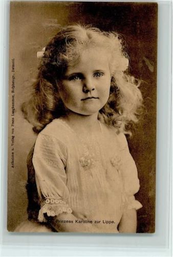 Prinzessin Karoline zu Lippe, gute Erhaltung AK