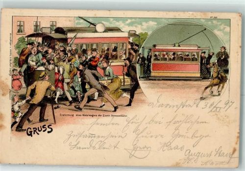 1897 Die elektrische Bahn kommt Verlag Bruno Bürger u. Ottillie 365