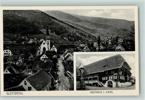 79286 W7804 Glottertal 1927 - Gasthaus zum Engel AK