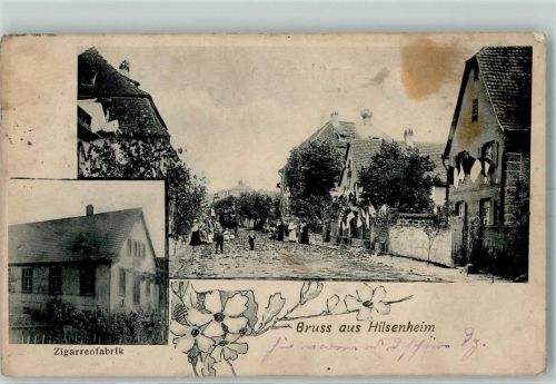 Hilsenheim 1916 Zigarrenfabrik