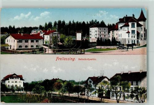 Freilassing Bahnhofpartie