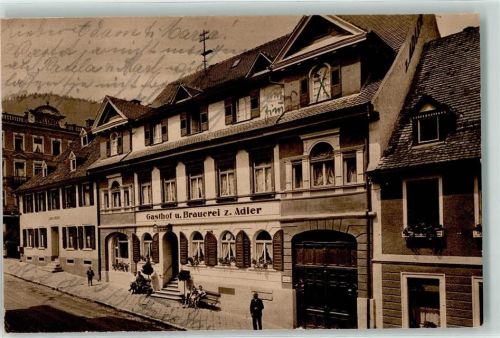 Triberg Gasthaus Brauerei Zum Adler Jos. Neef