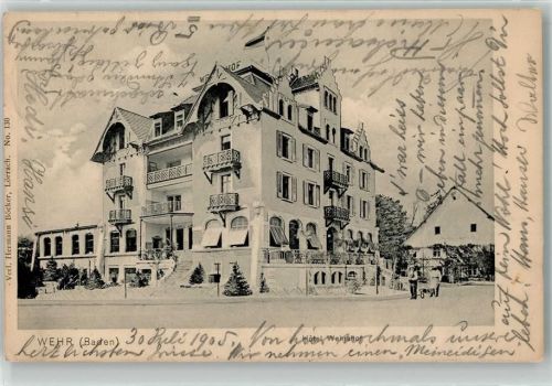 Wehr 1905 Hotel Wehrahof