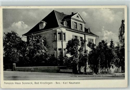 Bad Krozingen Pension Haus Sonneck Bes. Karl Naumann