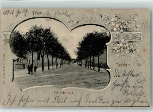 Radeberg 1906 Bahnhofstrasse