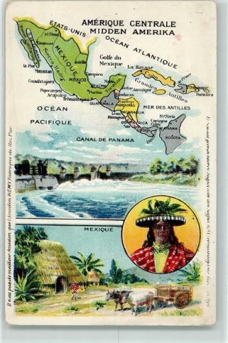 Panama City Canal de Panama Mexique Tracht