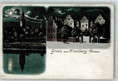 Friedberg Burg von Norden Schloss