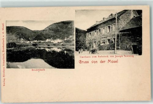 Brodenbach Gasthaus Zum Rebstock Joseph Sewenig Mosel