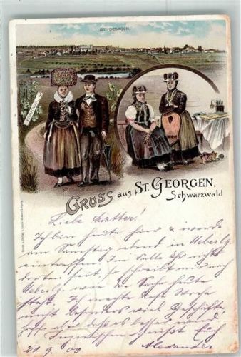 St. Georgen 1900 Tracht