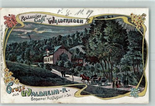 Waldheim Gasthaus Cafe Waldfrieden Mondschein