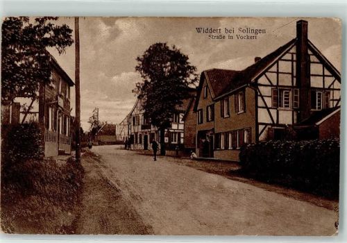Widdert Straße in Vockert