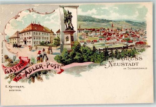 Neustadt Gasthof Zum Adler-Post Besitzer E. Ketterer