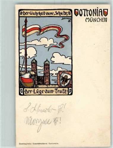 München 1909 Ottonia AK