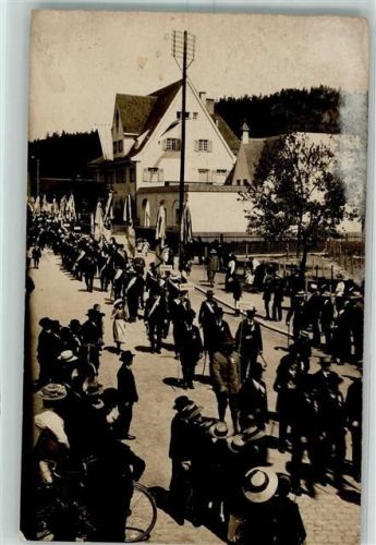 Mühldorf Festzug Ort handschriftlich Privatfoto-AK