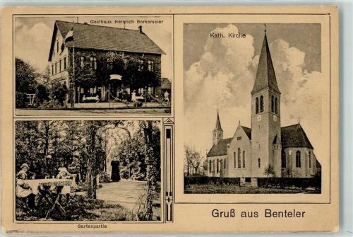 Benteler Gasthaus Berkemeier Garten Kath. Kirche
