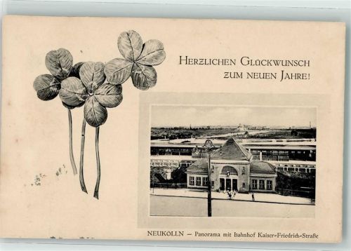 Neukölln Bahnhof Kaiser Friedrich-Straße Kleeblätter