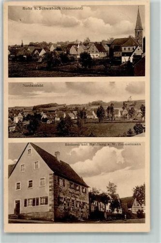 Rohr Bäckerei Handlung v. W. Zimmermann