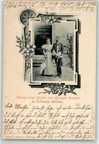 1903 Herzog Ernst Günther und Herzogin zu Schleswig-Holstein