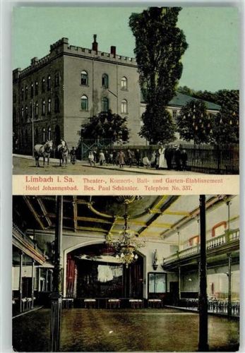 Limbach-Oberfrohna Hotel Johannesbad Pferde Theatersaal