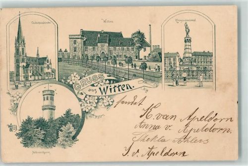 Witten Vorläufer Helenenturm Gedächtniskirche Kriegerdenkmal