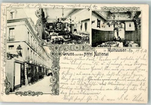 Mulhausen 1900 Hotel National