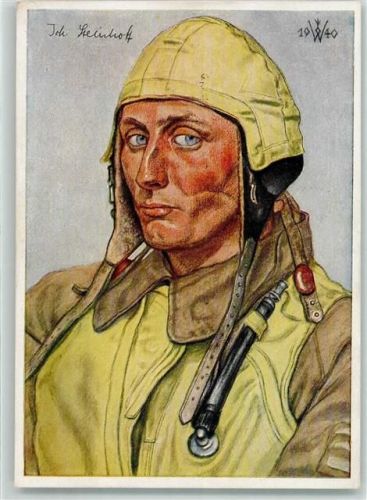 Oberleutnant Steinhoff Staffelkapitän einer Jagdstaffel Unsere Luftwaffe P1R7 Nr 2