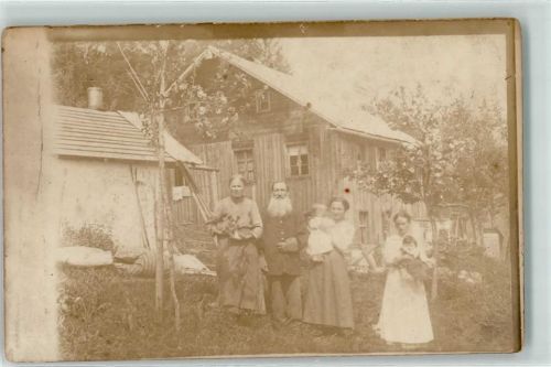 Böbrach Bauernhaus Familienfoto Ort handschriftlich