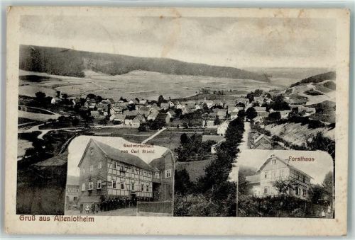 Altenlotheim Gasthaus Carl Stiehl Forsthaus
