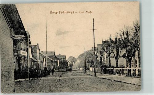 24848 W2382 Kropp b Schleswig 1918 - Kirch-Straße