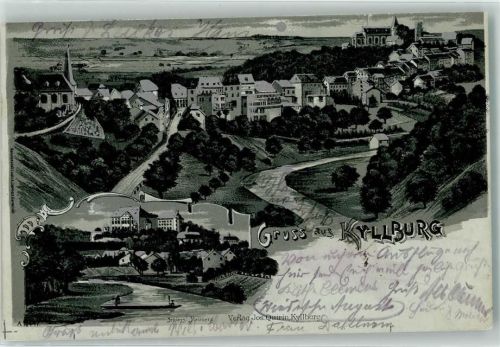 Kyllburg 1912 Schloß Mallberg