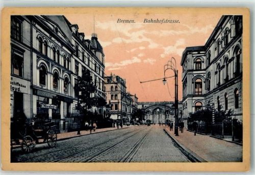 Bremen 1913 Bahnhofstraße
