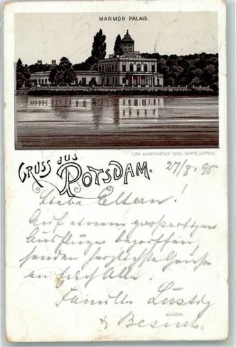 Potsdam 1895 Marmor Palais