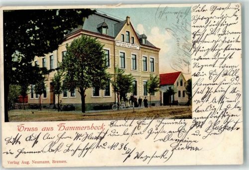 Aumund-Hammersbeck Gasthaus Zum Bahnhof J. Chr. Klauke Fahrrad
