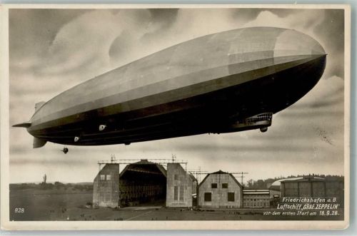 Friedrichshafen LZ 127 Luftschoff vor dem ersten Start 1928
